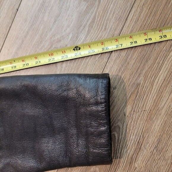 Walter Davoucci Double Breasted Blazer men's Leather Coat SzLarge - Picture 9 of 12